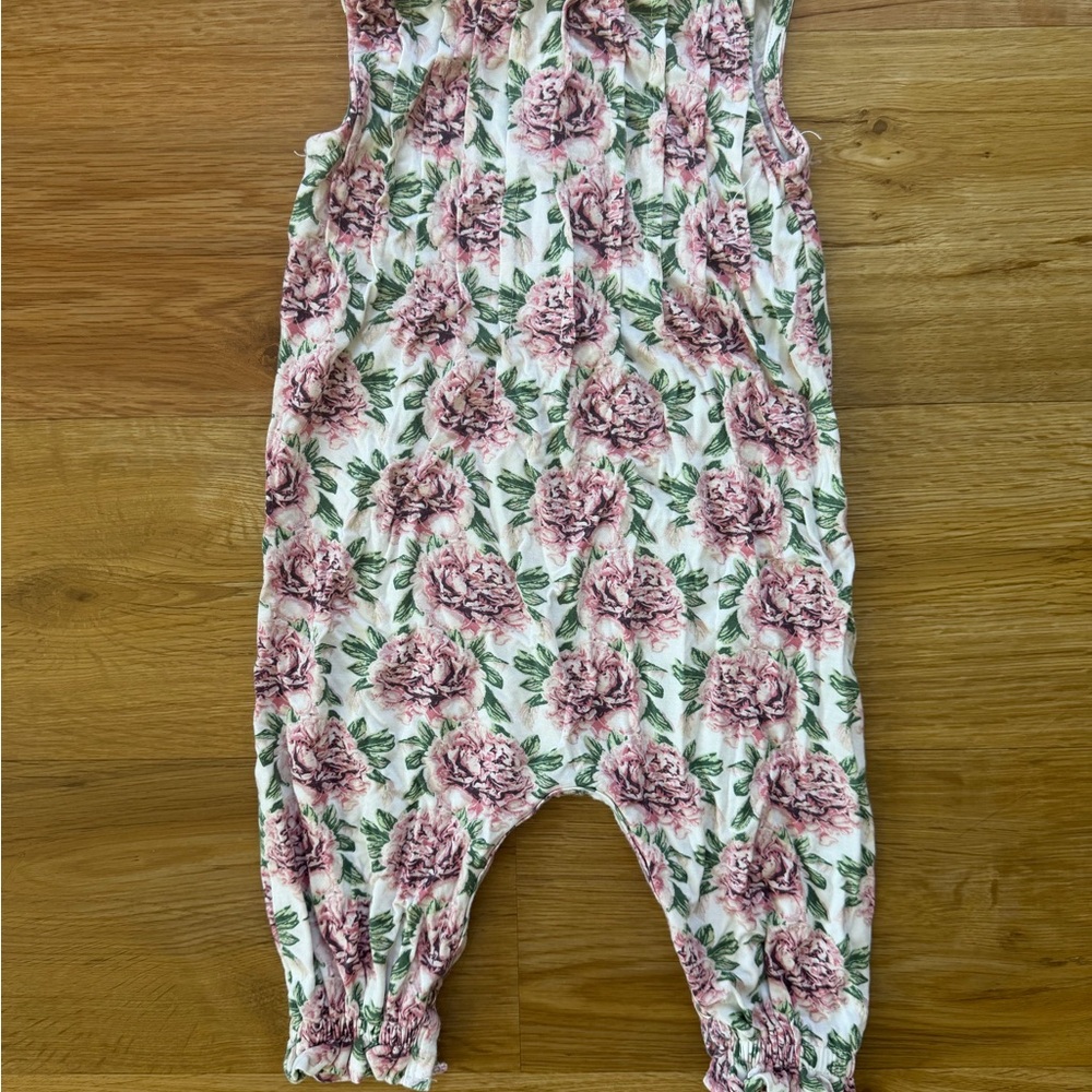 Floral Sleeveless Jumpsuit